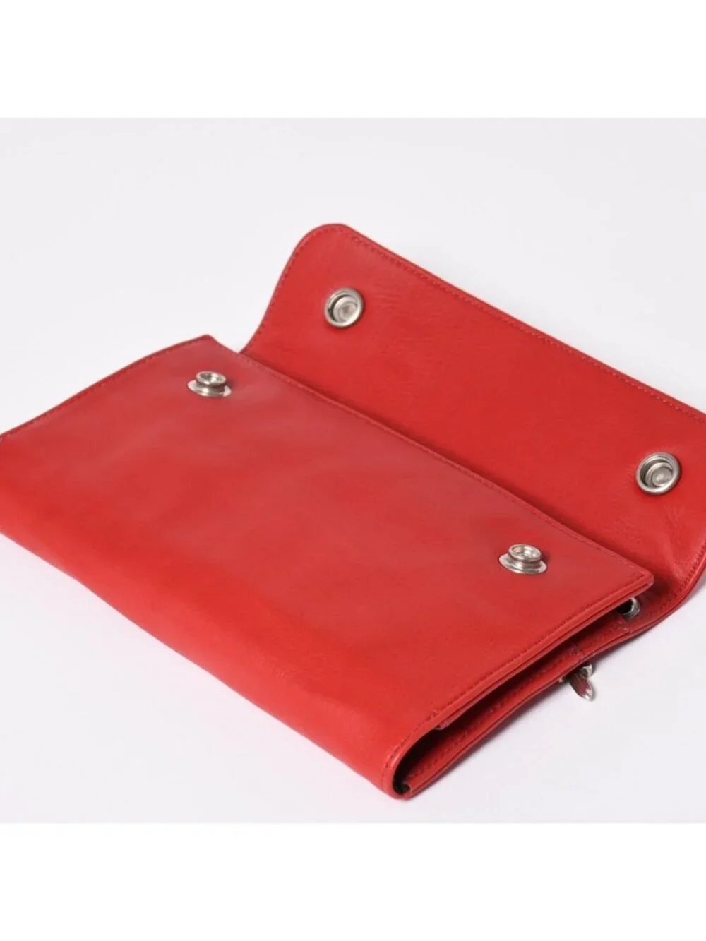 Chrome Hearts Wave Cross Ball Button Wallet Soft Leather